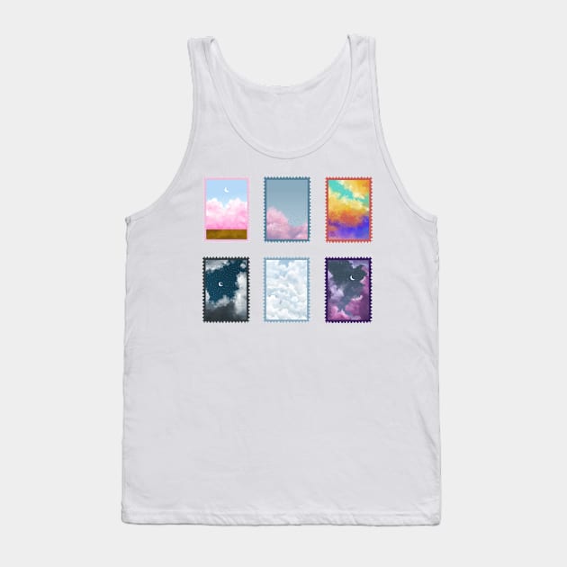 Postage Stamps Tank Top by lindepet